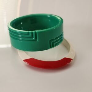 Vintage 80s Acrylic Bracelets